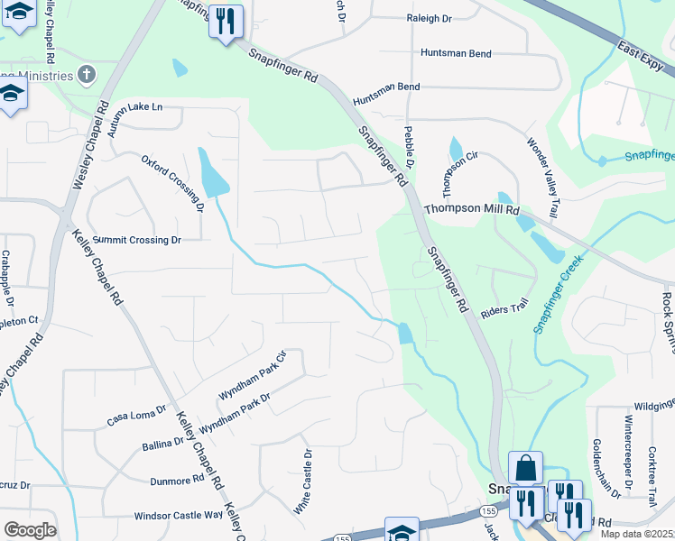 map of restaurants, bars, coffee shops, grocery stores, and more near 4329 Wesley Way in Decatur