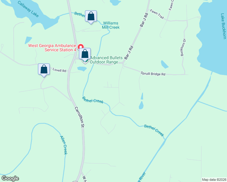 map of restaurants, bars, coffee shops, grocery stores, and more near 128 Spruell Creek Drive in Temple