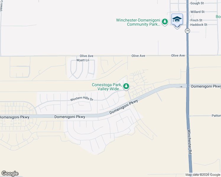 map of restaurants, bars, coffee shops, grocery stores, and more near 32376 Tyron Smith Court in Winchester