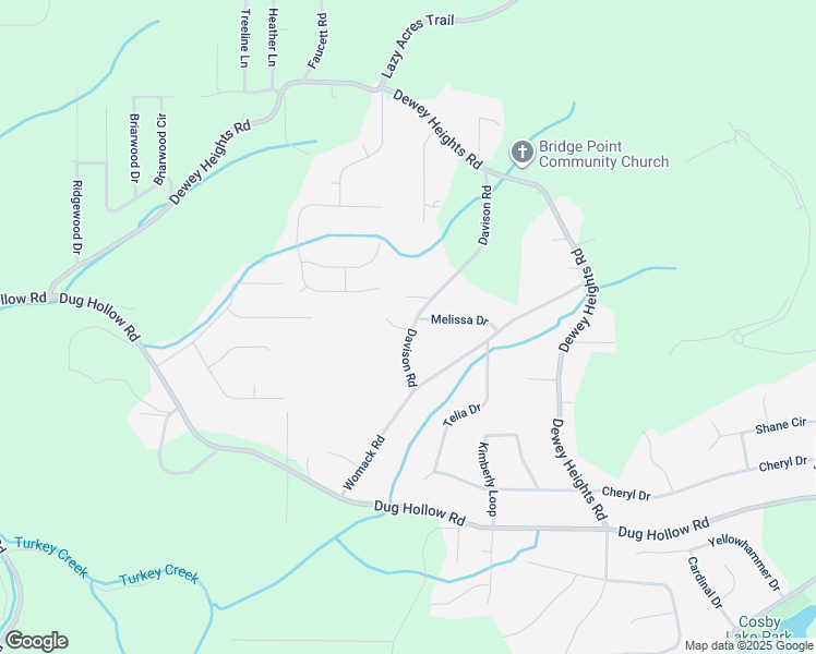 map of restaurants, bars, coffee shops, grocery stores, and more near 6602 Davison Road in Pinson