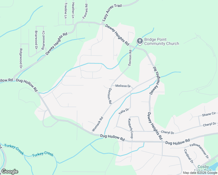 map of restaurants, bars, coffee shops, grocery stores, and more near 6602 Davison Road in Pinson