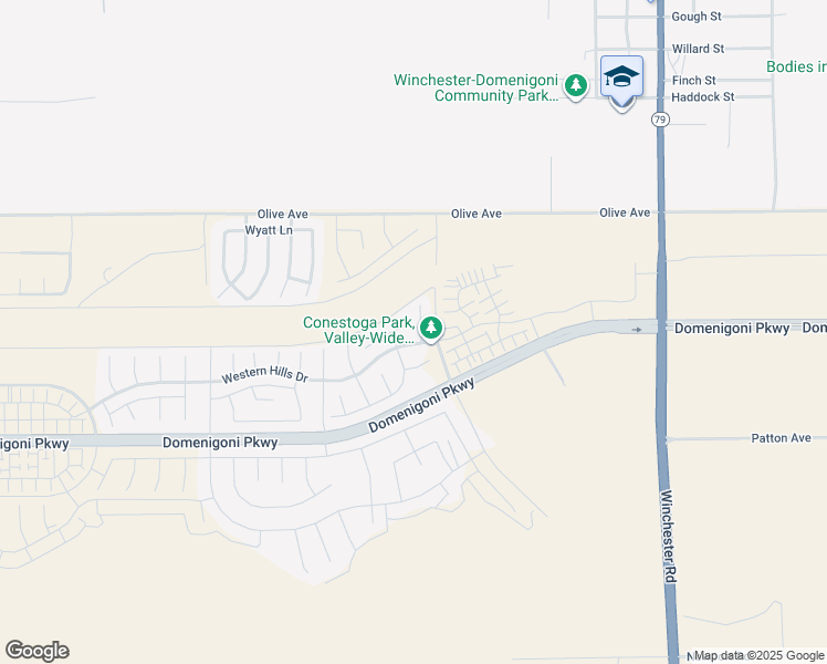 map of restaurants, bars, coffee shops, grocery stores, and more near 29281 Glass Mountain Court in Winchester