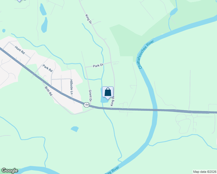 map of restaurants, bars, coffee shops, grocery stores, and more near 3979 King Drive in Douglasville