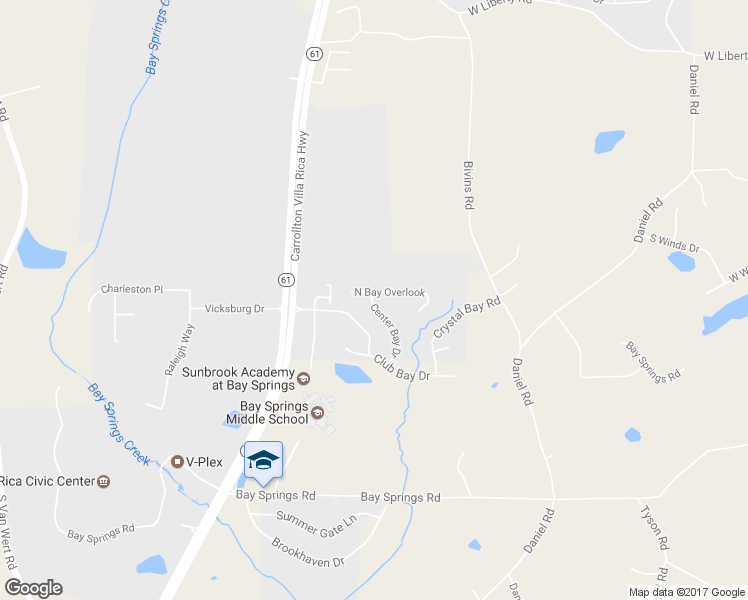 map of restaurants, bars, coffee shops, grocery stores, and more near 820 North Bay Overlook in Villa Rica