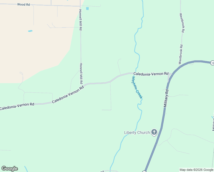 map of restaurants, bars, coffee shops, grocery stores, and more near 599 Caledonia-Vernon Road in Caledonia