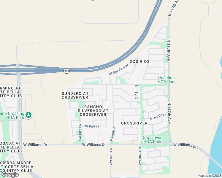 map of restaurants, bars, coffee shops, grocery stores, and more near 12053 West Monte Lindo Lane in Sun City