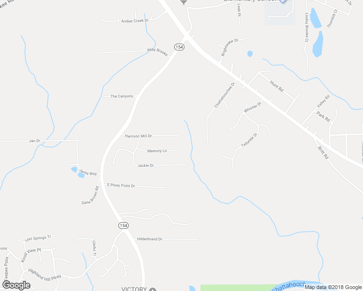 map of restaurants, bars, coffee shops, grocery stores, and more near 2532 Memory Lane in Douglasville