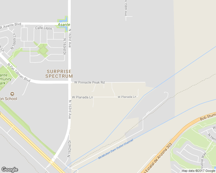 map of restaurants, bars, coffee shops, grocery stores, and more near 15925 West Pinnacle Peak Road in Sun City West