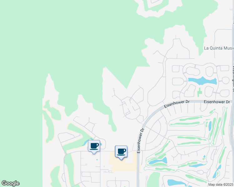 map of restaurants, bars, coffee shops, grocery stores, and more near 48472 Legacy Drive in La Quinta