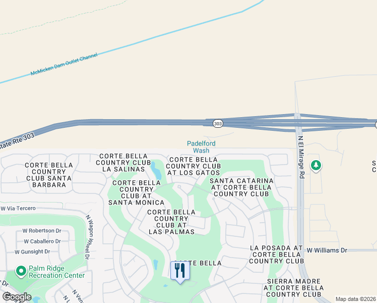 map of restaurants, bars, coffee shops, grocery stores, and more near 13150 West Junipero Drive in Sun City