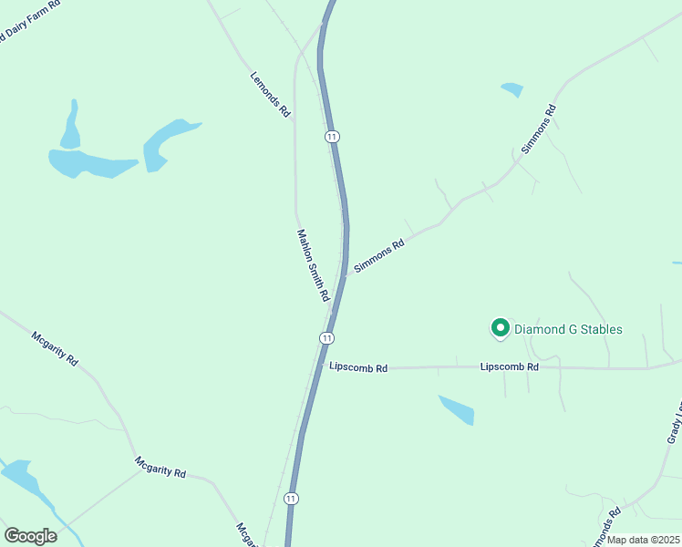 map of restaurants, bars, coffee shops, grocery stores, and more near 748 Simmons Road in Social Circle