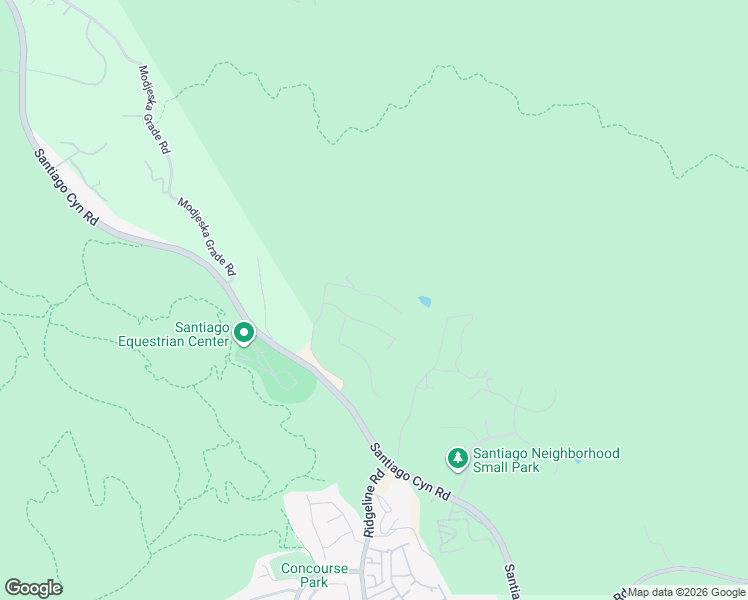 map of restaurants, bars, coffee shops, grocery stores, and more near 28862 Auburn Hills in Silverado