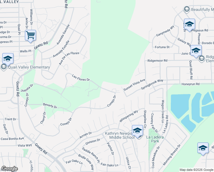 map of restaurants, bars, coffee shops, grocery stores, and more near 24700 Las Flores Drive in Canyon Lake