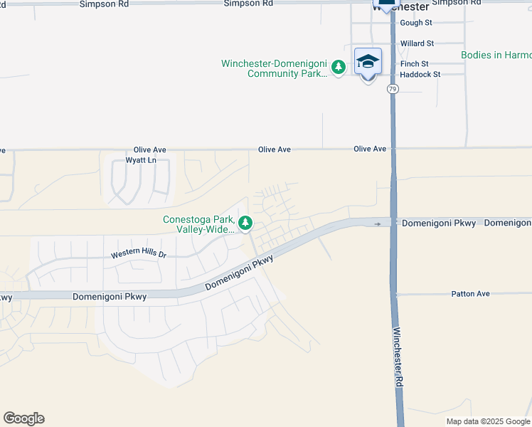 map of restaurants, bars, coffee shops, grocery stores, and more near Venice Place in Riverside County
