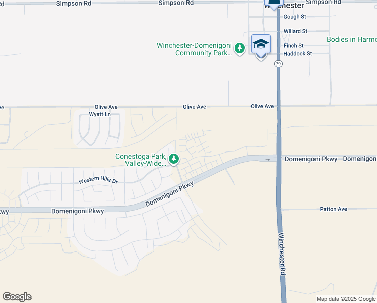 map of restaurants, bars, coffee shops, grocery stores, and more near Venice Place in Riverside County