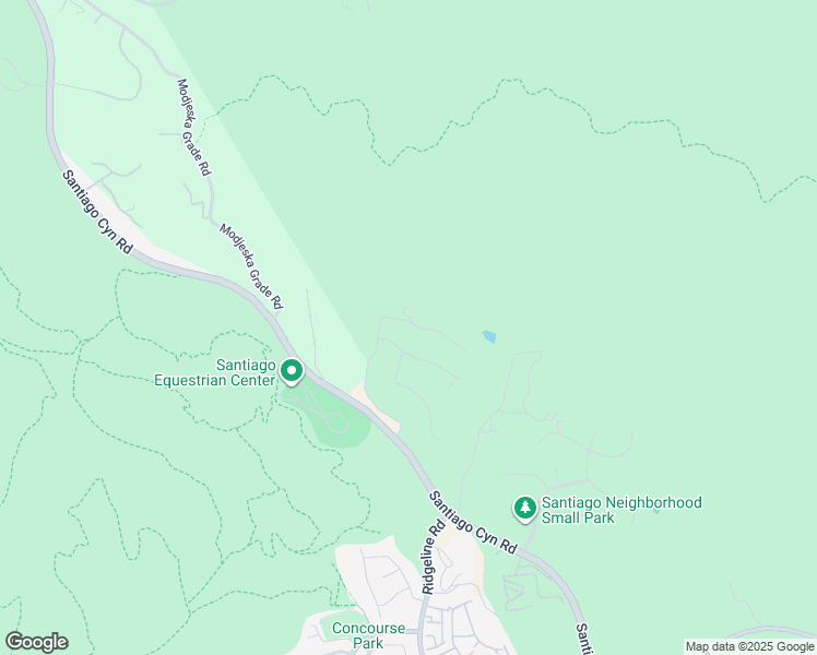 map of restaurants, bars, coffee shops, grocery stores, and more near 28832 Auburn Hills in Silverado