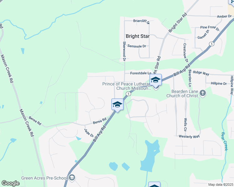 map of restaurants, bars, coffee shops, grocery stores, and more near 4016 Nations Drive in Douglasville