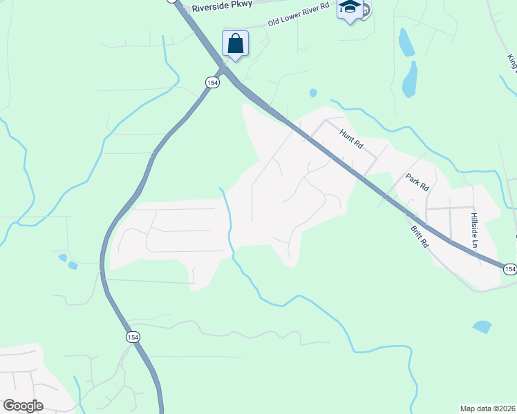 map of restaurants, bars, coffee shops, grocery stores, and more near 3851 Chattahoochee Drive in Douglasville