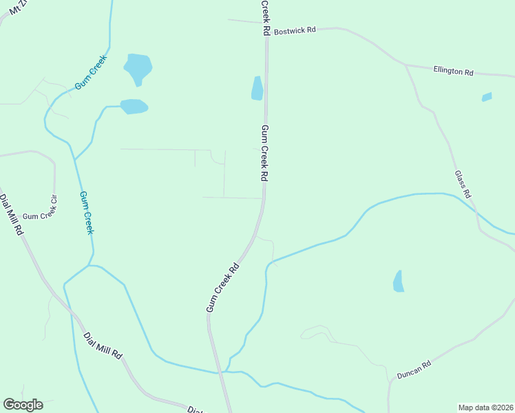 map of restaurants, bars, coffee shops, grocery stores, and more near 2295 Gum Creek Road in Oxford