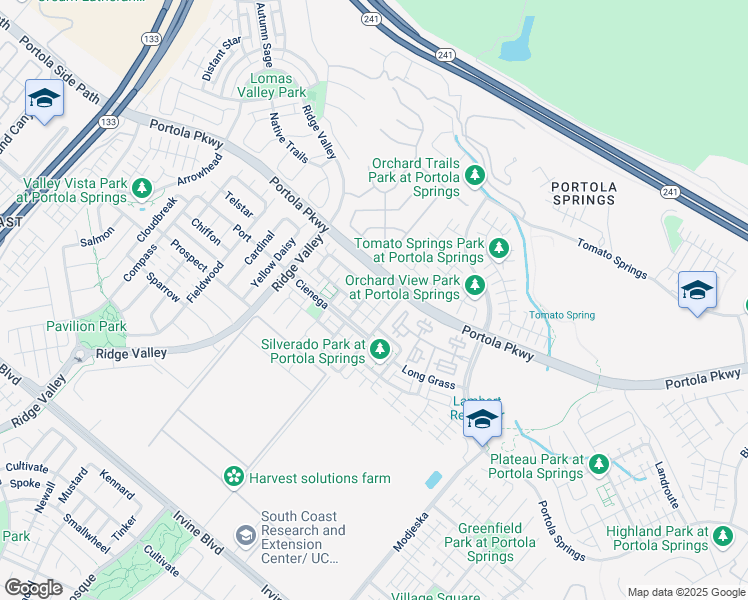 map of restaurants, bars, coffee shops, grocery stores, and more near 111 Keepsake in Irvine