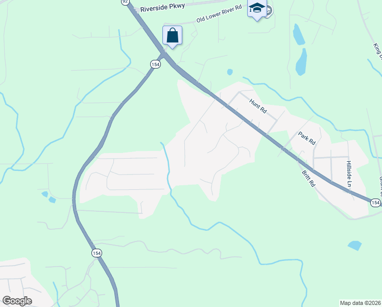 map of restaurants, bars, coffee shops, grocery stores, and more near 3851 Chattahoochee Drive in Douglasville