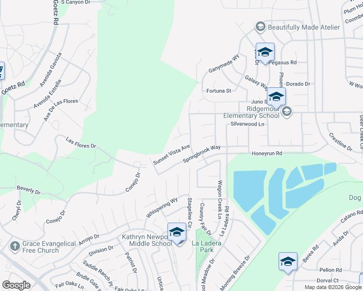 map of restaurants, bars, coffee shops, grocery stores, and more near 24958 Sunset Vista Avenue in Menifee