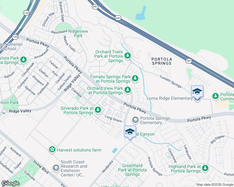 map of restaurants, bars, coffee shops, grocery stores, and more near 200 Borrego in Irvine