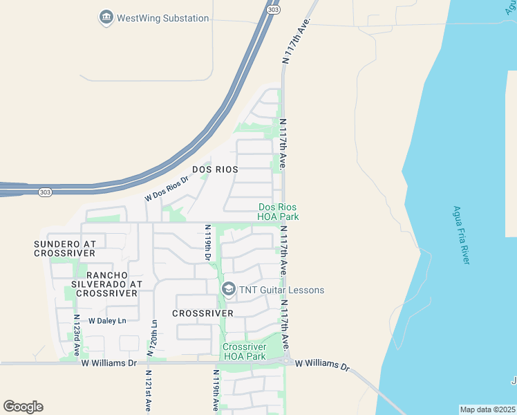 map of restaurants, bars, coffee shops, grocery stores, and more near 11748 West Electra Lane in Sun City