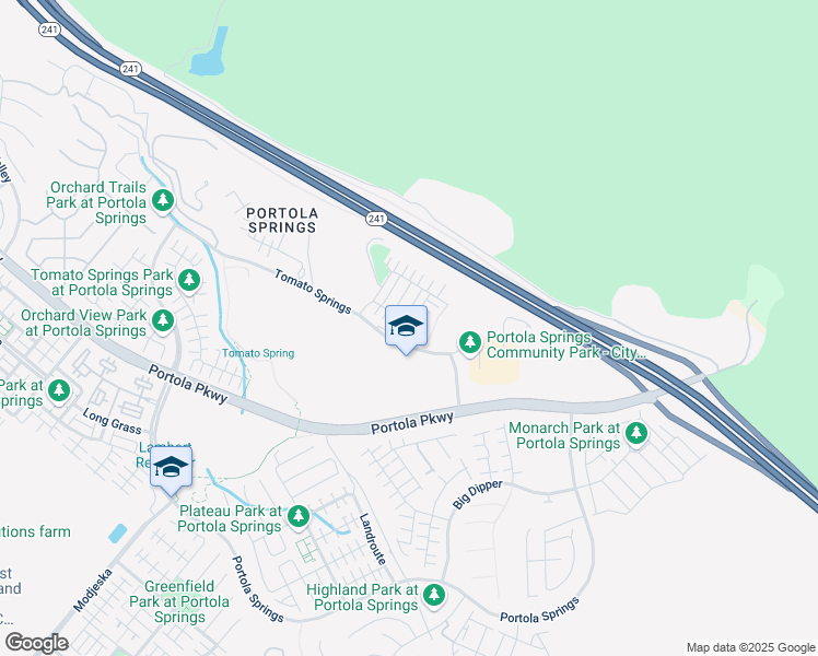 map of restaurants, bars, coffee shops, grocery stores, and more near 132 Milky Way in Irvine