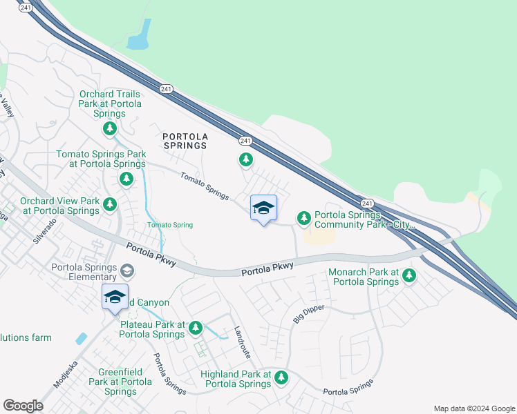 map of restaurants, bars, coffee shops, grocery stores, and more near 152 Milky Way in Irvine