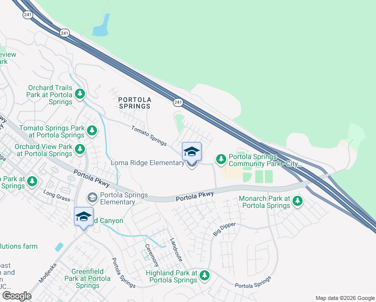 map of restaurants, bars, coffee shops, grocery stores, and more near 152 Milky Way in Irvine