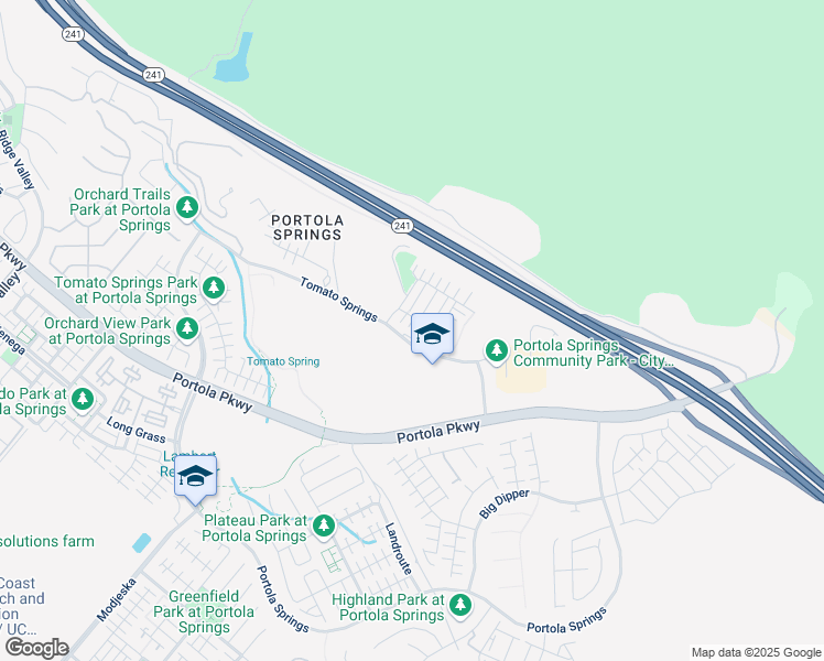 map of restaurants, bars, coffee shops, grocery stores, and more near 134 Milky Way in Irvine