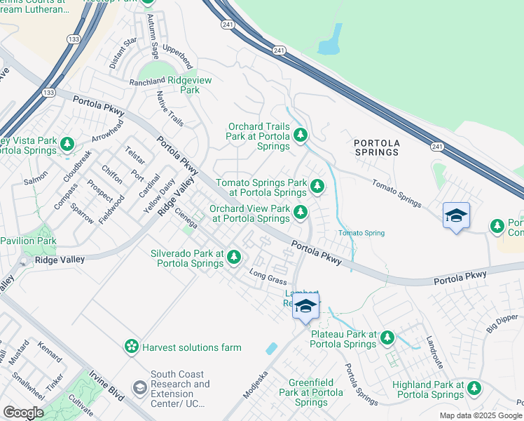map of restaurants, bars, coffee shops, grocery stores, and more near 148 Borrego in Irvine