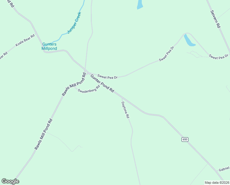 map of restaurants, bars, coffee shops, grocery stores, and more near 624 Gunter Pond Road in Wagener