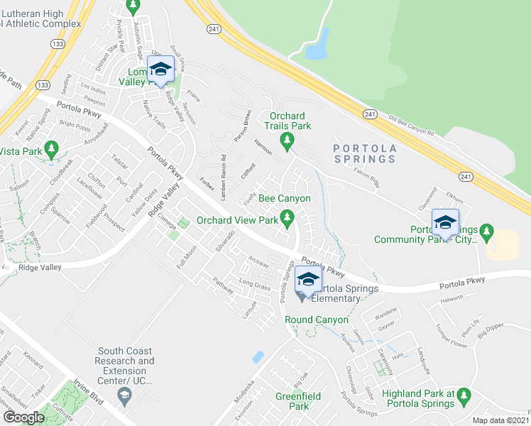 map of restaurants, bars, coffee shops, grocery stores, and more near 136 Yellow Pine in Irvine