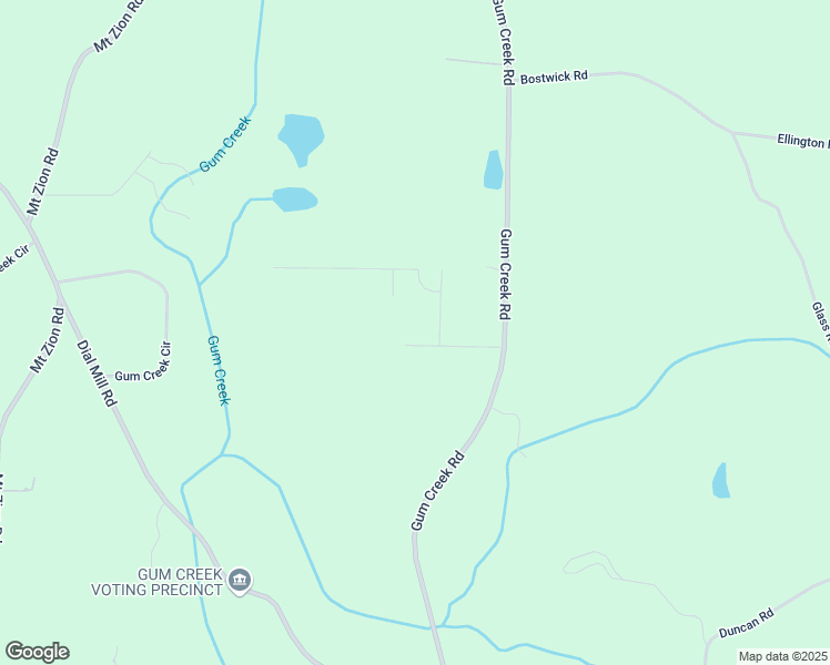map of restaurants, bars, coffee shops, grocery stores, and more near 100 Gum Creek Landing in Oxford