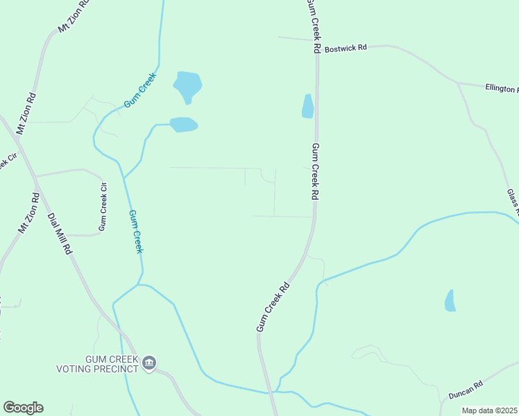 map of restaurants, bars, coffee shops, grocery stores, and more near 100 Gum Creek Landing in Oxford