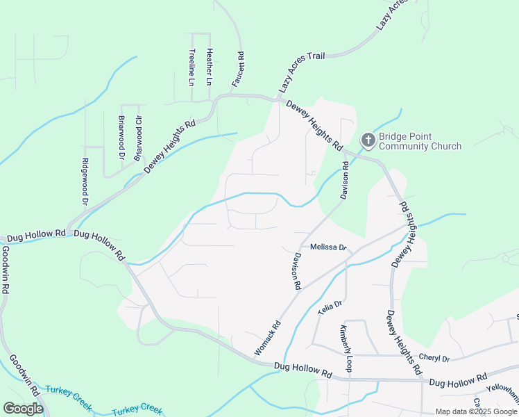 map of restaurants, bars, coffee shops, grocery stores, and more near 4663 Deer Foot Path in Pinson