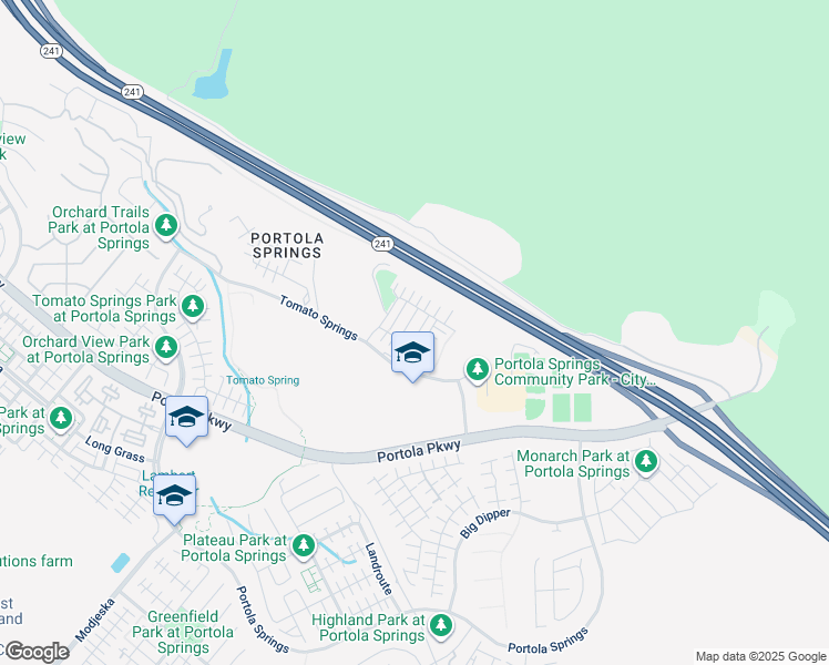 map of restaurants, bars, coffee shops, grocery stores, and more near 153 Milky Way in Irvine