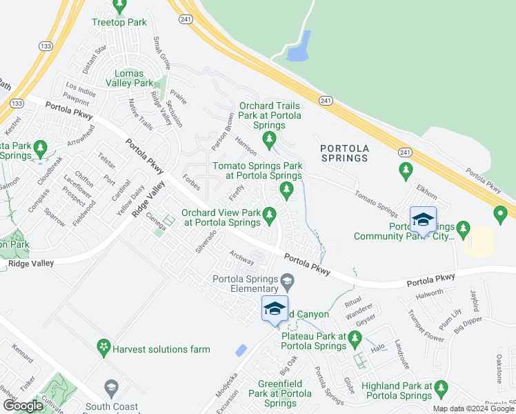 map of restaurants, bars, coffee shops, grocery stores, and more near 120 Yellow Pine in Irvine