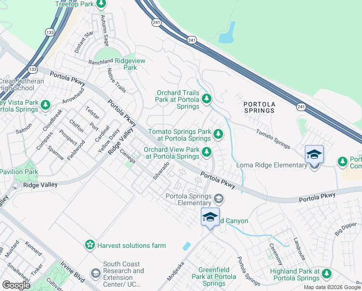 map of restaurants, bars, coffee shops, grocery stores, and more near 148 Borrego in Irvine