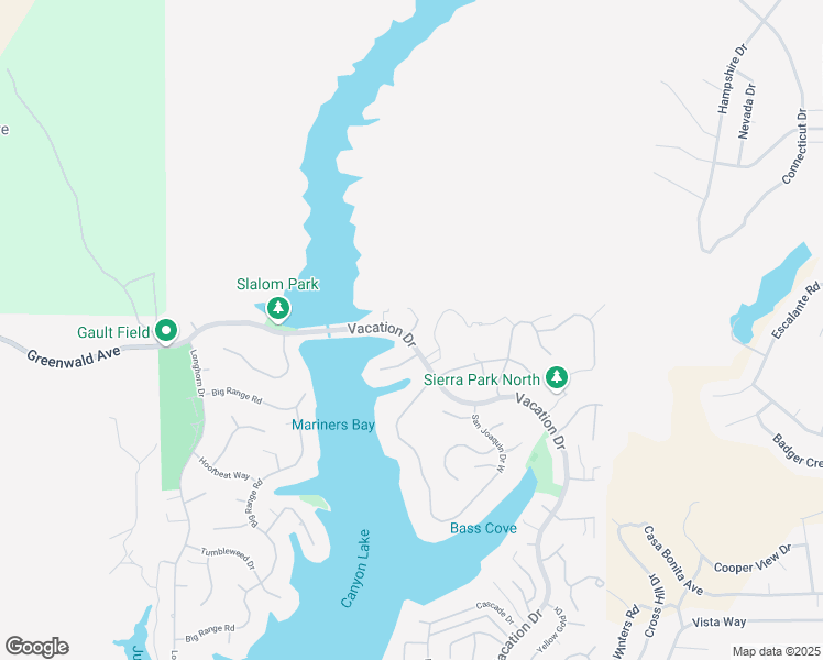 map of restaurants, bars, coffee shops, grocery stores, and more near 28830 Vacation Drive in Canyon Lake