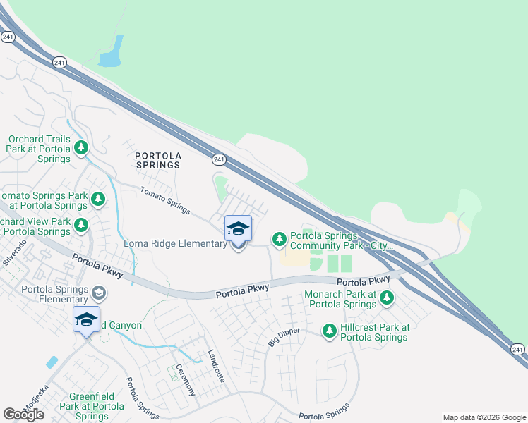 map of restaurants, bars, coffee shops, grocery stores, and more near 235 Elkhorn in Trabuco Canyon