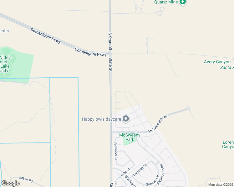 map of restaurants, bars, coffee shops, grocery stores, and more near 175 Almanac Street in Hemet