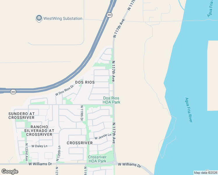 map of restaurants, bars, coffee shops, grocery stores, and more near 8246 West Montana De Oro Drive in Sun City
