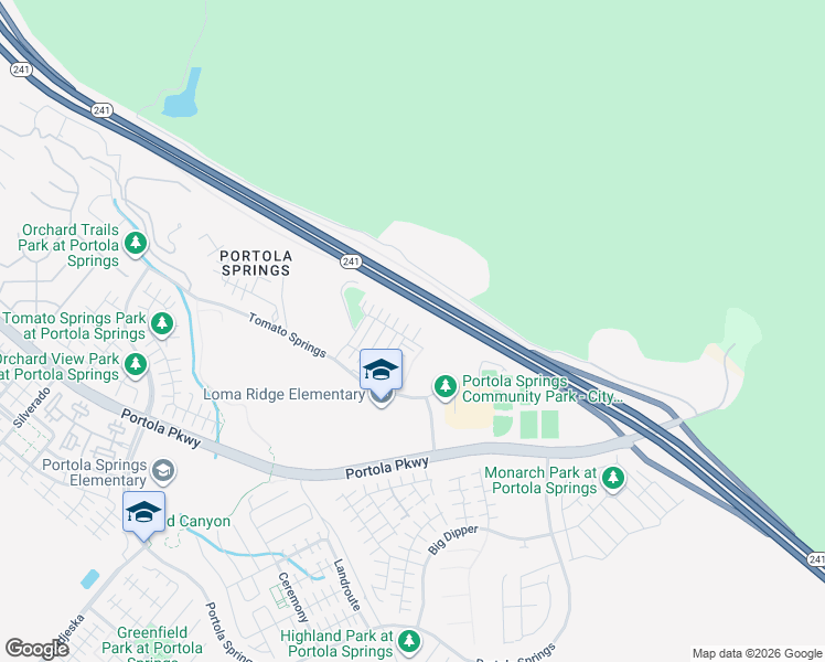 map of restaurants, bars, coffee shops, grocery stores, and more near 193 Elkhorn in Trabuco Canyon