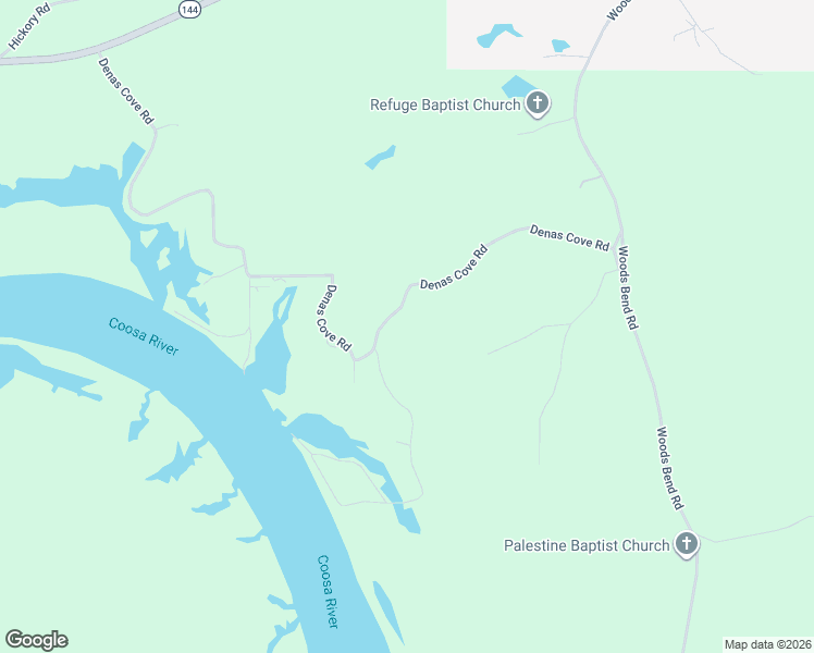 map of restaurants, bars, coffee shops, grocery stores, and more near 1272 Denas Cove Road in Ragland