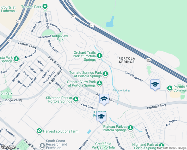 map of restaurants, bars, coffee shops, grocery stores, and more near 110 Yellow Pine in Irvine