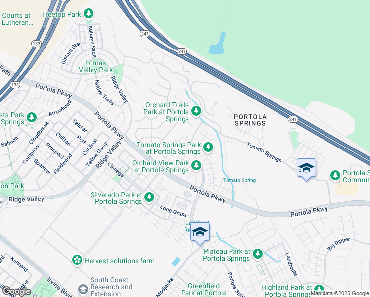 map of restaurants, bars, coffee shops, grocery stores, and more near 110 Yellow Pine in Irvine