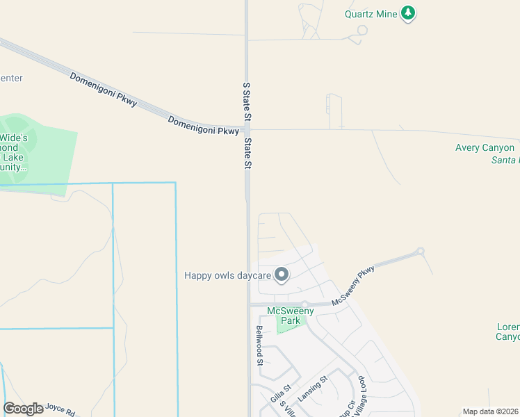 map of restaurants, bars, coffee shops, grocery stores, and more near 150 Almanac Street in Hemet